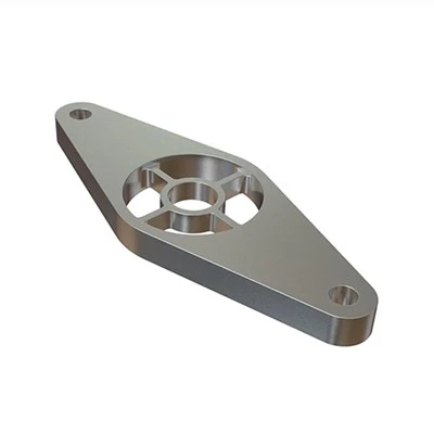 Placa de flange de alumínio usinada CNC personalizada